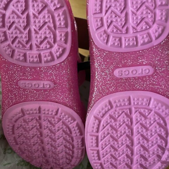 Jelly, pink Crocs Child Isabella Sandal nwt - Picture 8 of 11